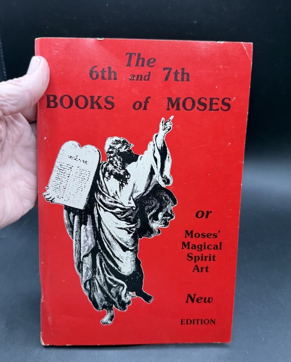 The 6th and 7th Books of Moses Paperback Magic Moses' Magical Spirit Art